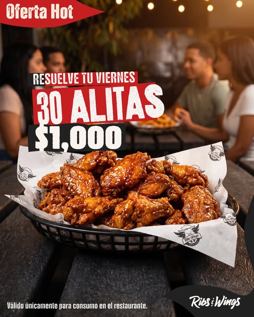 Oferta publicada por Ribs and Wings